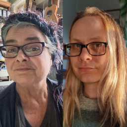 Portrait of Jo Minchin and Fergus Murray